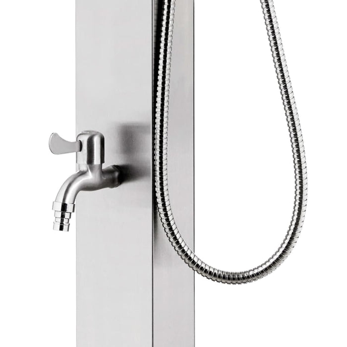 Doccia da giardino 220 cm in acciaio inox 02_0042036