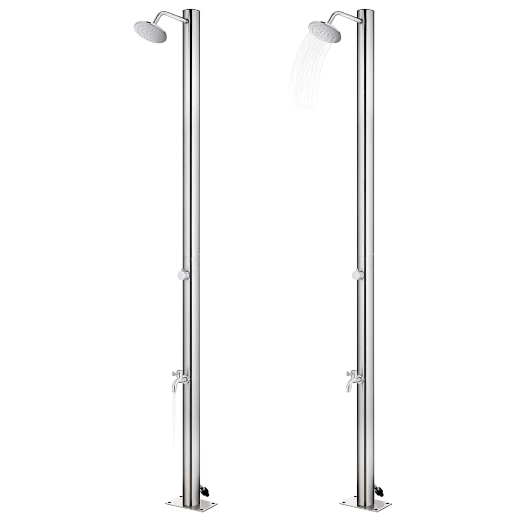 Doccia da giardino 215 cm in acciaio inox 02_0042033