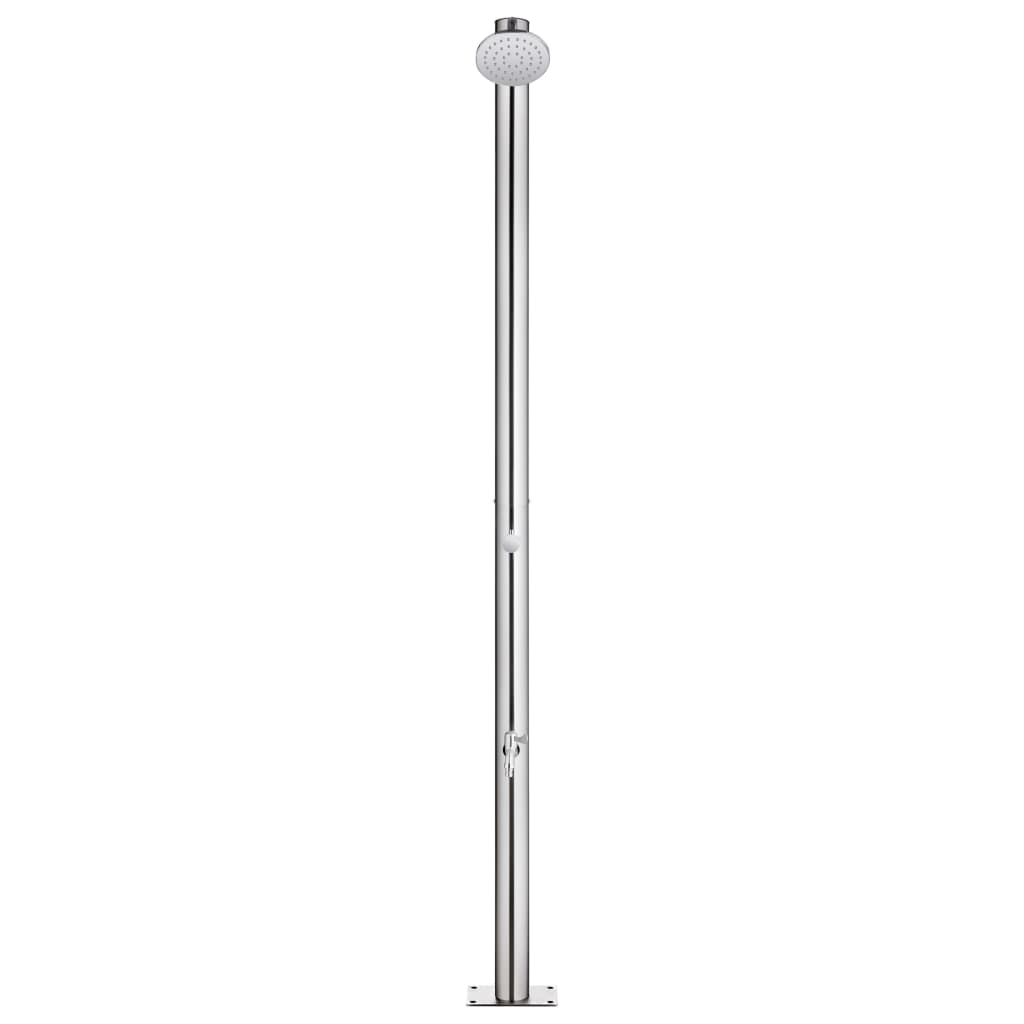 Doccia da giardino 215 cm in acciaio inox 02_0042033