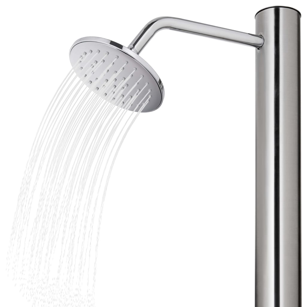 Doccia da giardino 215 cm in acciaio inox 02_0042033