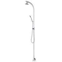 Doccia da Giardino 215 cm in Alluminio 315943