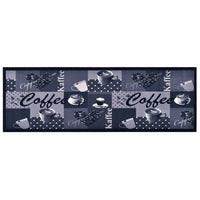 Tappetino da Cucina Lavabile CaffÃ¨ Blu 45x150 cm cod mxl 44532