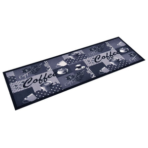 Tappetino da Cucina Lavabile-Tappeto da Cucina Caff¨¨ Blu 60x300 cm