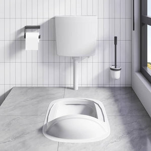 Sciacquone WC con Ingresso Acqua dal Basso 3/6 L Grigio 148008