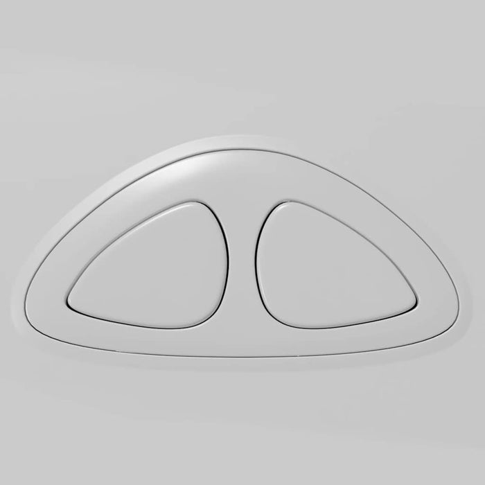 Sciacquone WC con Ingresso Acqua dal Basso 3/6 L Grigio 148008