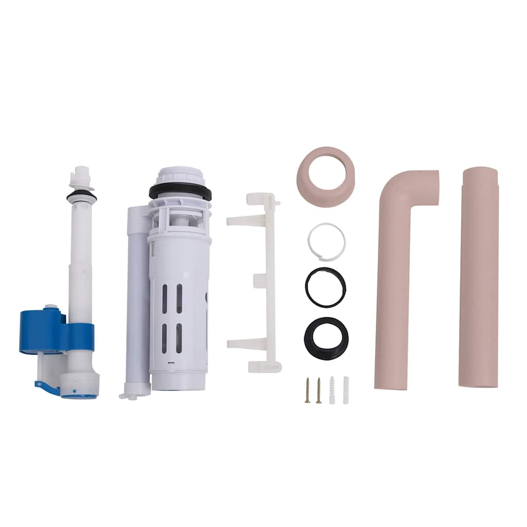 Sciacquone WC con Ingresso Acqua dal Basso 3/6 L Rosa Salmone 148009