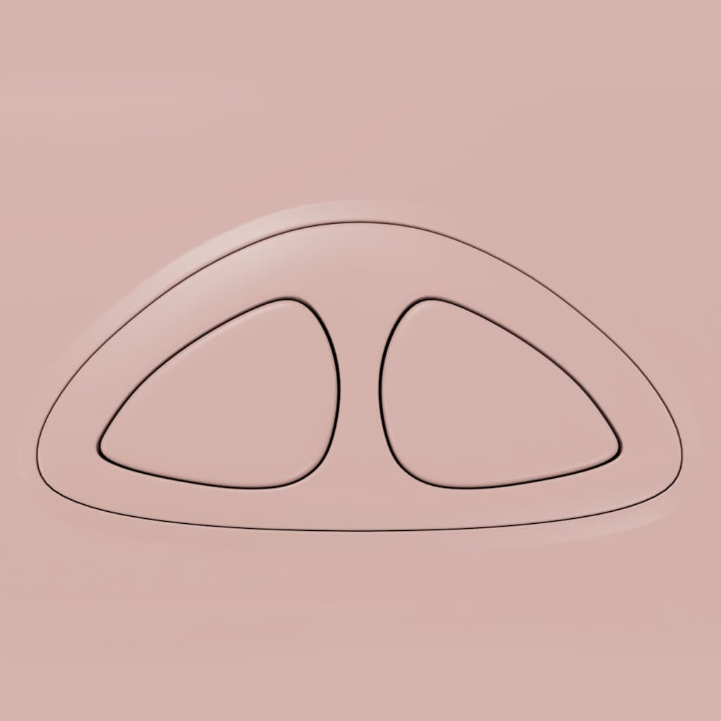 Sciacquone WC con Ingresso Acqua dal Basso 3/6 L Rosa Salmone 148009