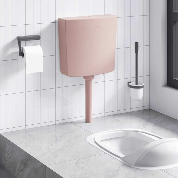 Sciacquone WC con Ingresso Acqua dal Basso 3/6 L Rosa Salmone 148009