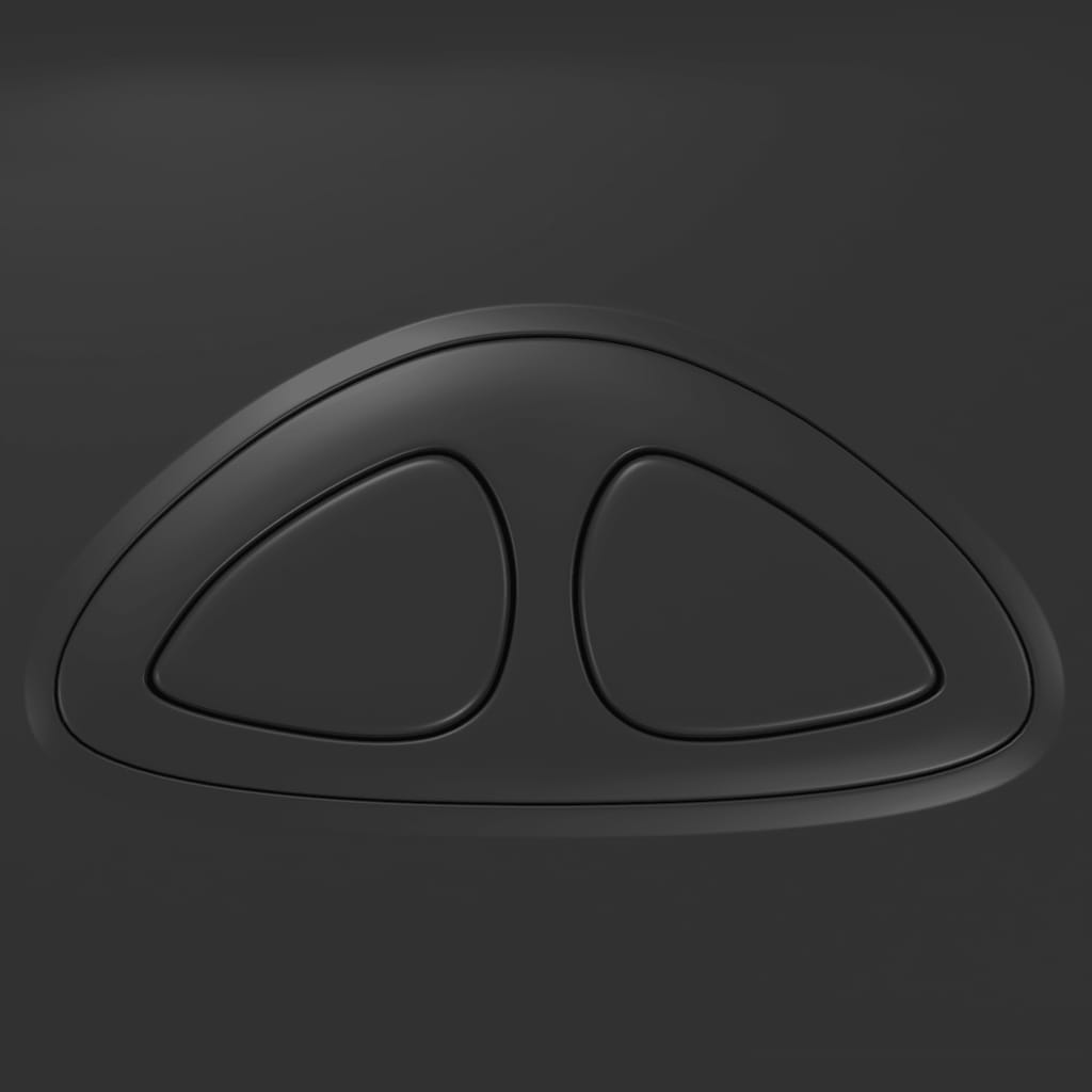 Sciacquone WC con Ingresso Acqua dal Basso 3/6 L Nero 148012