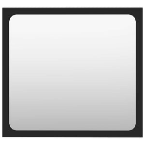 Set Mobili da Bagno 2 pz Nero in Legno Multistrato 804774