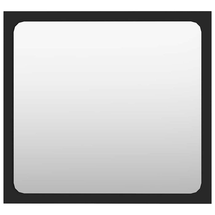 Set Mobili da Bagno 2 pz Nero in Legno Multistrato 804774