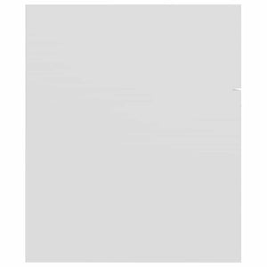 Set Mobili da Bagno 2 pz Bianco in Legno Multistrato 804782