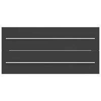 Set Mobili da Bagno 2 pz Grigio in Truciolato cod mxl 6422