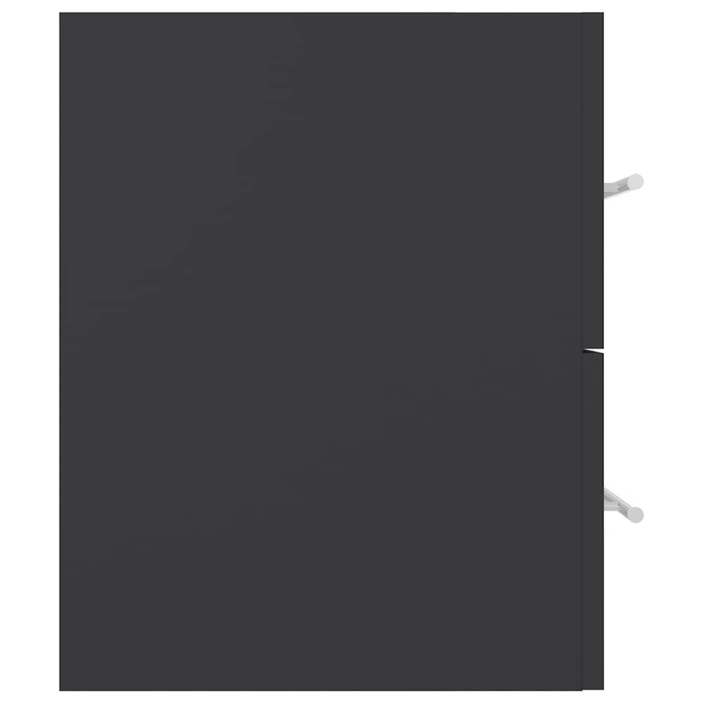 Set Mobili da Bagno 2 pz Grigio in Truciolato cod mxl 6422