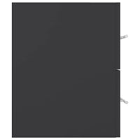 Set Mobili da Bagno 2 pz Grigio in Truciolato cod mxl 6422