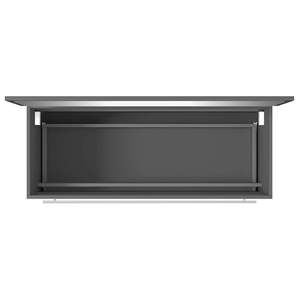 Set Mobili da Bagno 2 pz Grigio in Truciolato cod mxl 6422