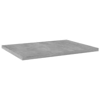 Ripiani per Libreria 4 pz Grigio Cemento 40x30x1,5cm Truciolato cod mxl 59600