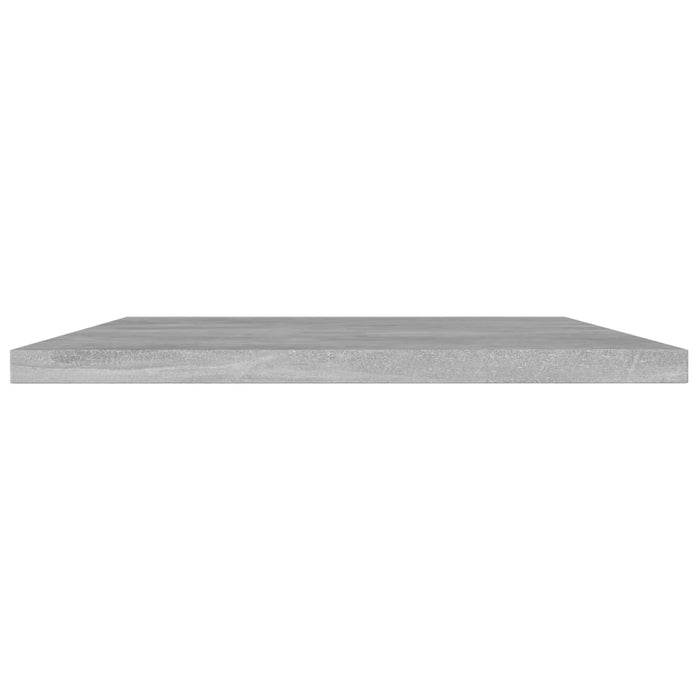 Ripiani per Libreria 4 pz Grigio Cemento 40x30x1,5cm Truciolato cod mxl 59600