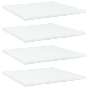 Ripiani per Libreria 4 pz Bianchi 40x40x1,5 cm in Truciolato cod mxl 59597