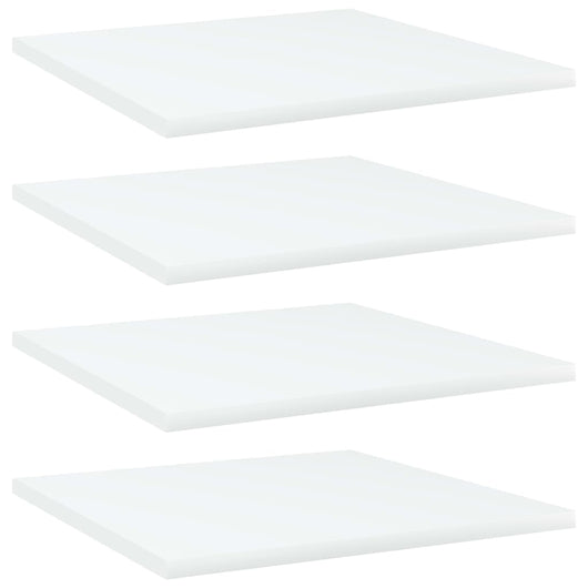 Ripiani per Libreria 4 pz Bianchi 40x40x1,5 cm in Truciolato cod mxl 59597