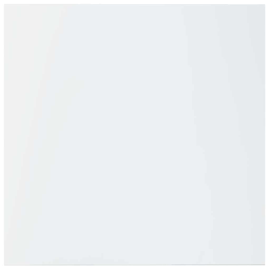 Ripiani Libreria 4 pz Bianco Lucido 40x40x1,5 cm in Truciolato cod mxl 59655