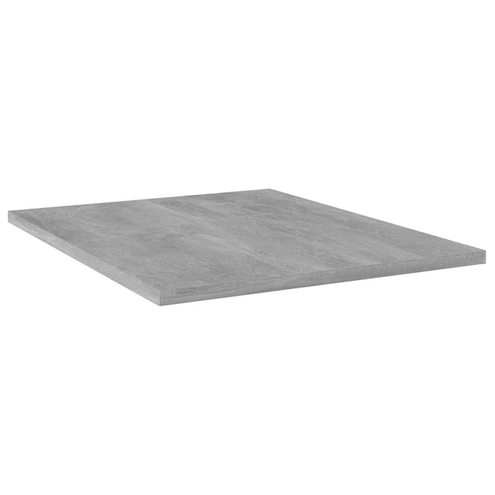 Ripiani per Libreria 4pz Grigio Cemento 40x50x1,5cm Multistrato 805194