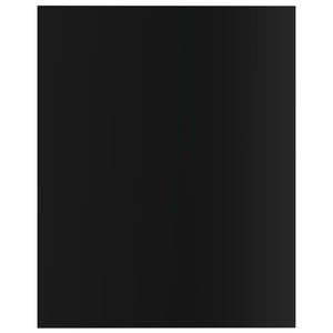 Ripiani per Libreria 8 pz Nero Lucido 40x50x1,5 cm Truciolato cod mxl 47890