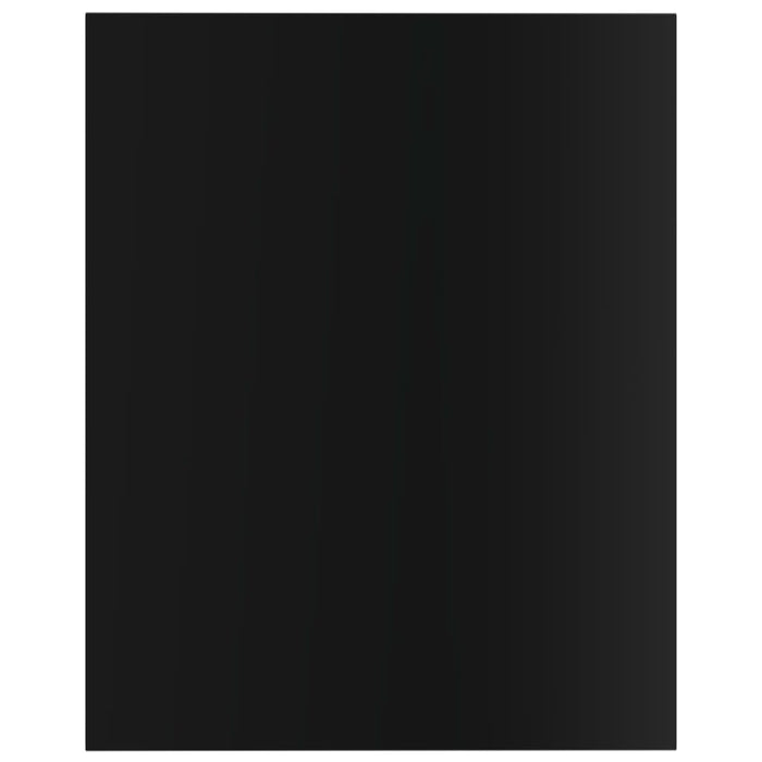 Ripiani per Libreria 8 pz Nero Lucido 40x50x1,5 cm Truciolato cod mxl 47890