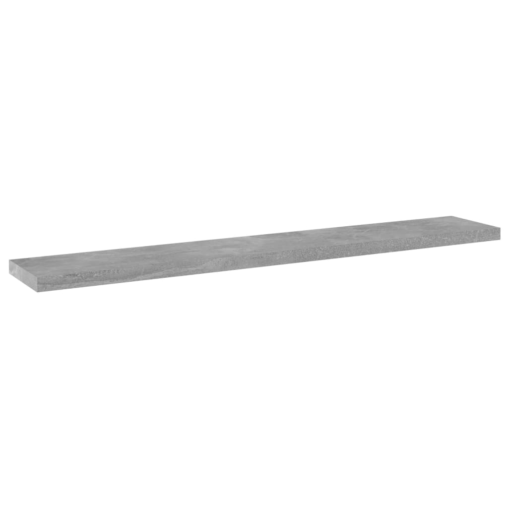 Ripiani Libreria 4 pz Grigio Cemento 60x10x1,5 cm in Truciolato cod mxl 59732