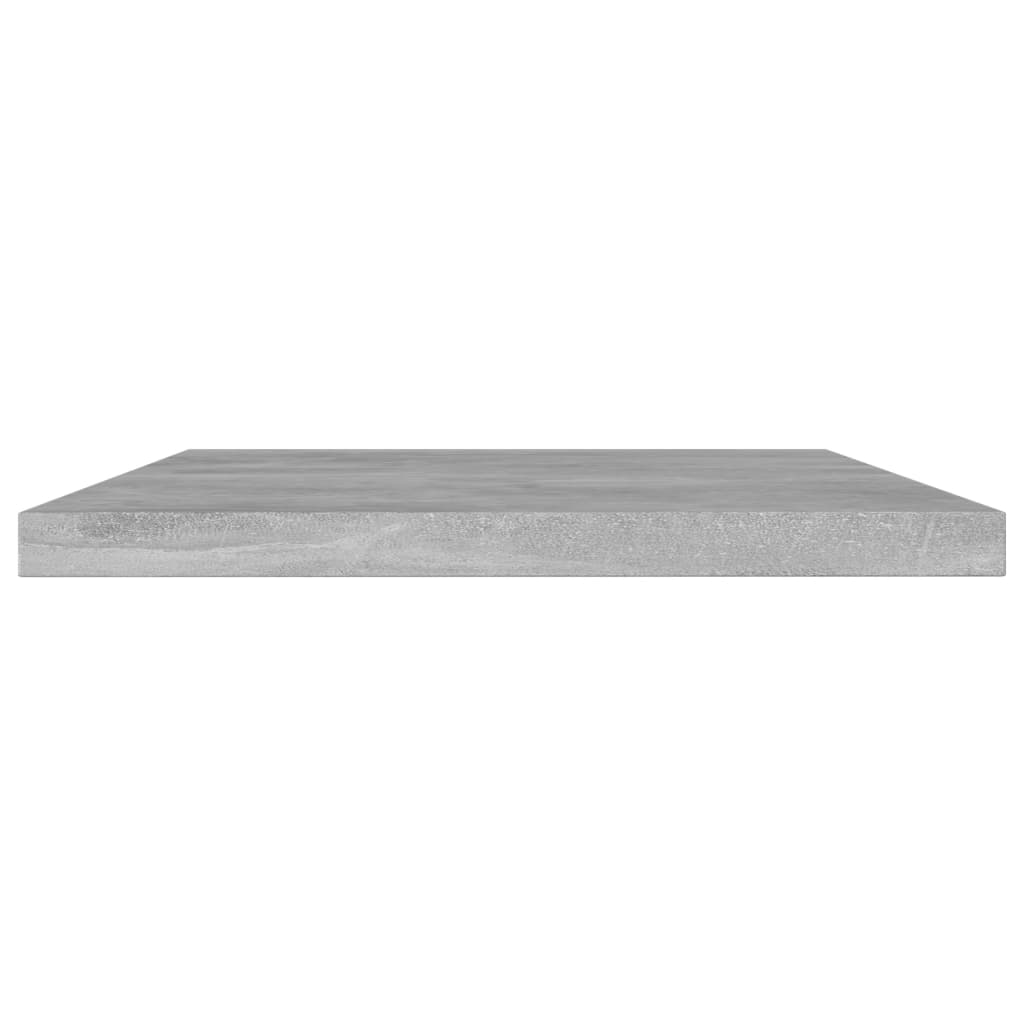 Ripiani Libreria 4 pz Grigio Cemento 60x10x1,5 cm in Truciolato cod mxl 59732