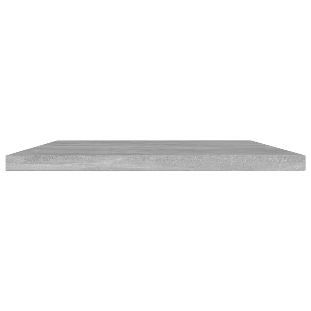 Ripiani Libreria 4 pz Grigio Cemento 60x20x1,5 cm in Truciolato cod mxl 59887