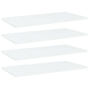 Ripiani per Libreria 4 pz Bianchi 60x30x1,5 cm Truciolato cod 8836