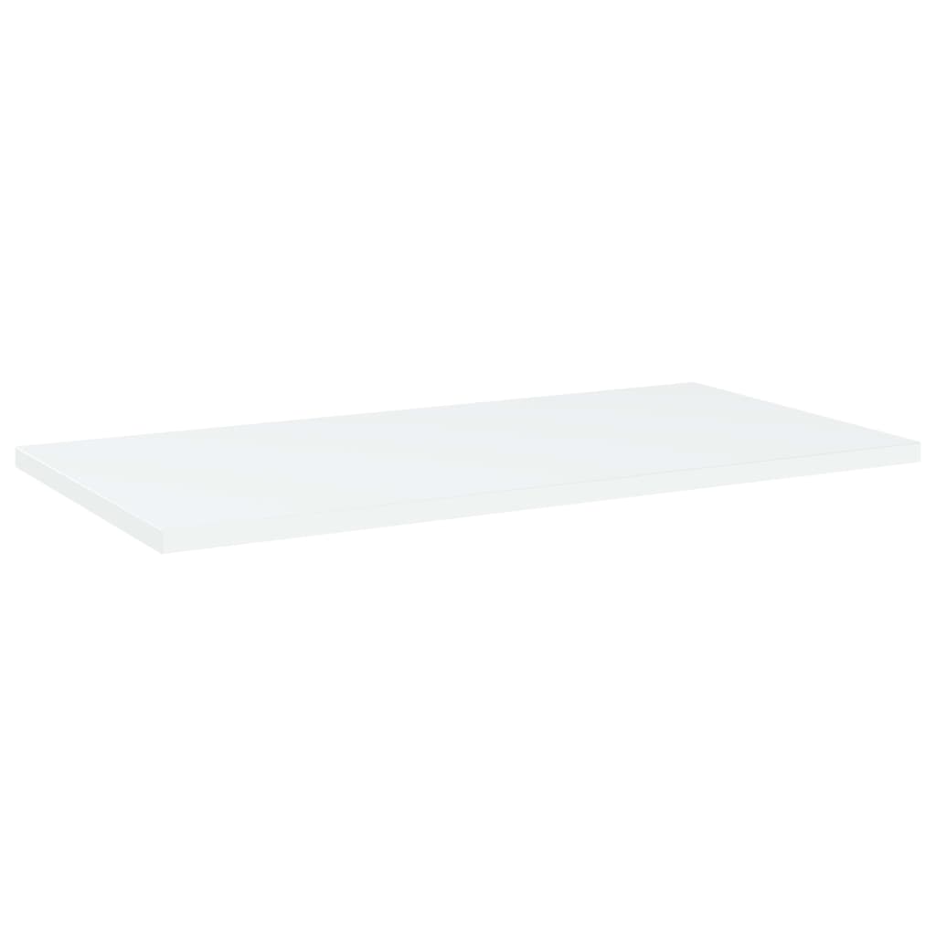 Ripiani per Libreria 4pz Bianchi 60x30x1,5 cm Legno Multistrato 805234