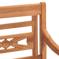 Sedie Batavia 2 pz con Cuscini Grigio Scuro in Massello di Teak	 cod mxl 6661