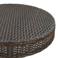Set da Bar da Giardino 5 pz con Cuscini in Polyrattan Marrone 3064761