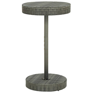 Set Bar da Giardino 3 pz in Polyrattan Grigio 3064770