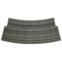 Set Bar da Giardino 4 pz con Cuscini Grigio 3064877