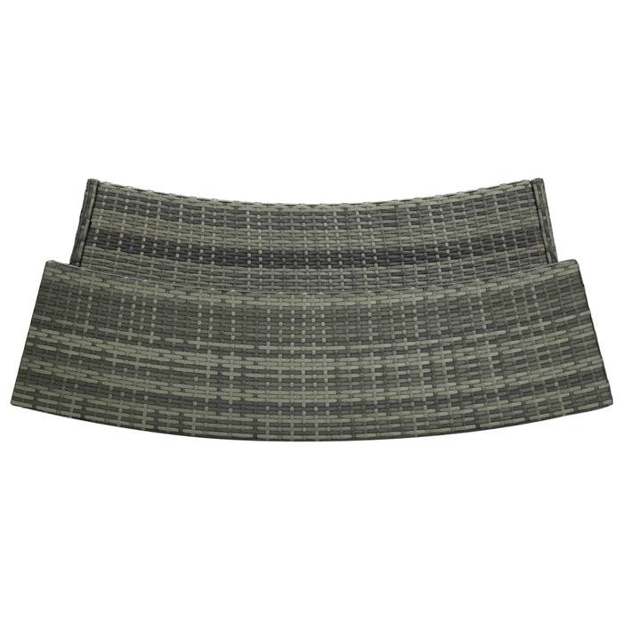 Set Bar da Giardino 5 pz con Cuscini Grigio 3064880