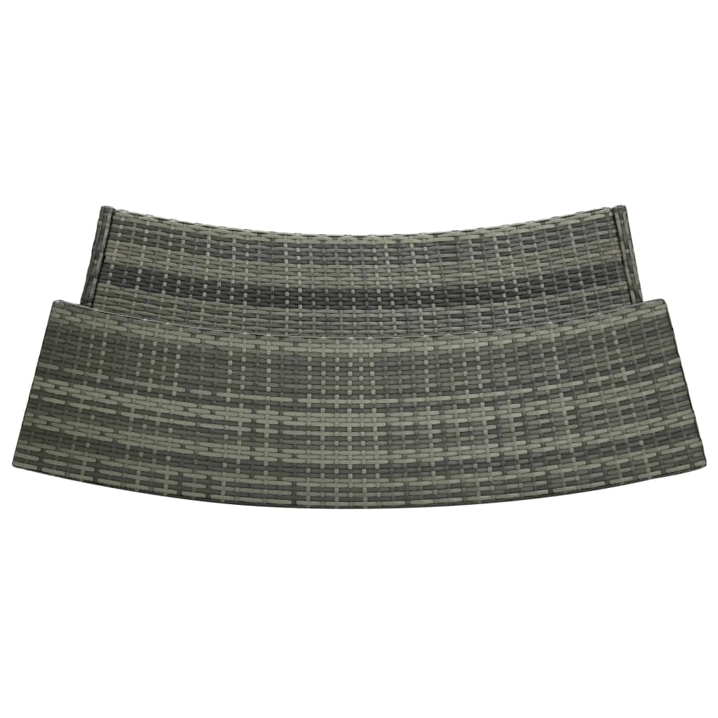 Set Bar da Giardino 3 pz Grigio 3064887