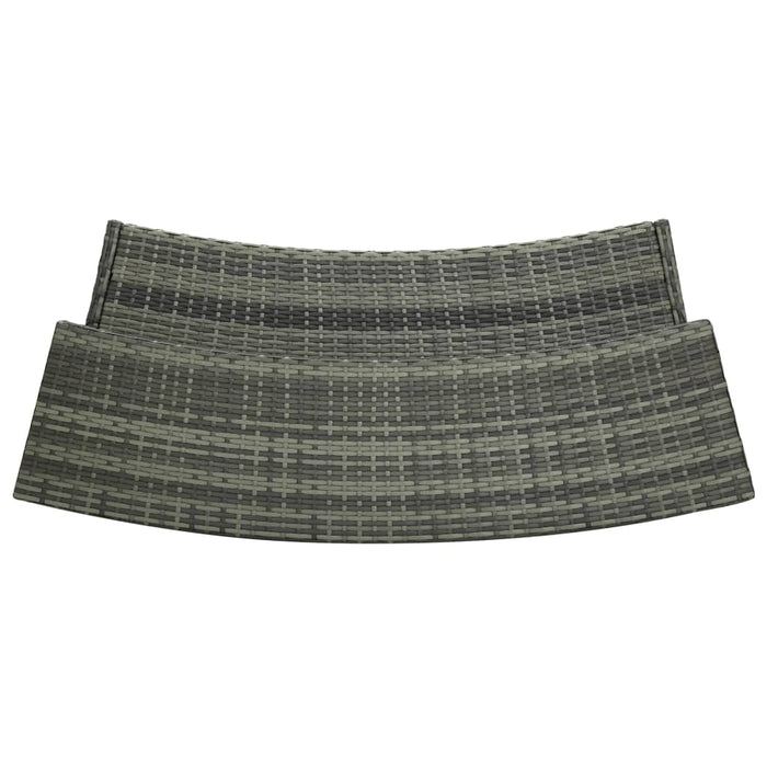 Set Bar da Giardino 3 pz Grigio 3064887