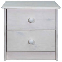 Comodino 43x34x40 cm in Legno Massello di Pino cod mxl 30791