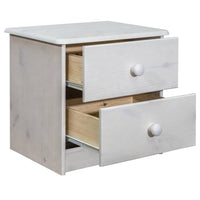 Comodino 43x34x40 cm in Legno Massello di Pino cod mxl 30791