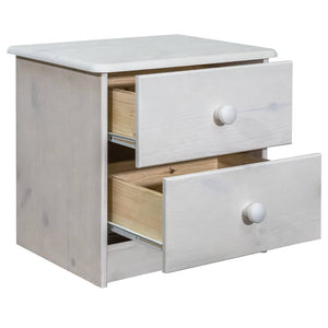 Comodino 43x34x40 cm in Legno Massello di Pino cod mxl 30791