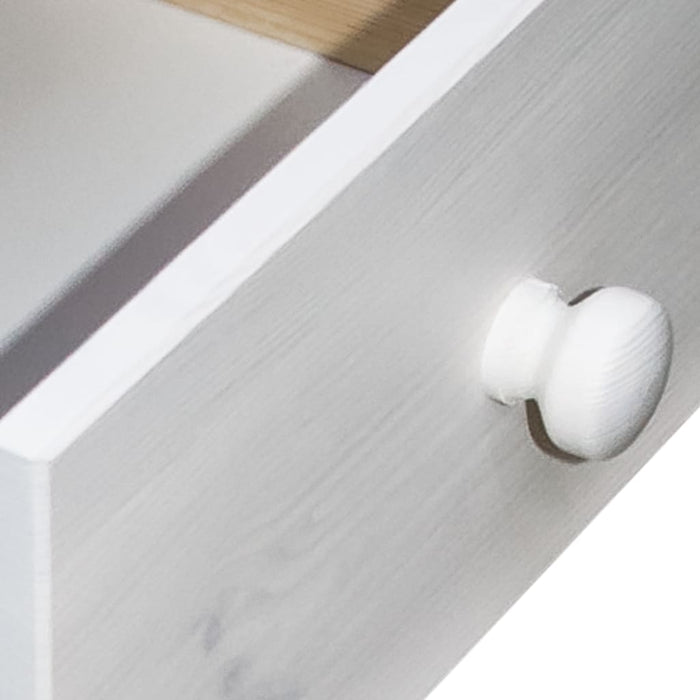 Comodino 43x34x40 cm in Legno Massello di Pino cod mxl 30791