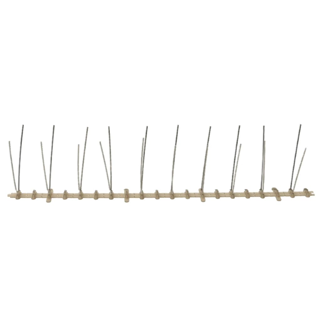Set Dissuasori per Uccelli e Piccioni 20 pz 2 File 10 m 149126