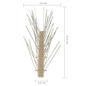 Set Dissuasori per Uccelli e Piccioni 20 pz 5 File 10 m cod mxl 56473