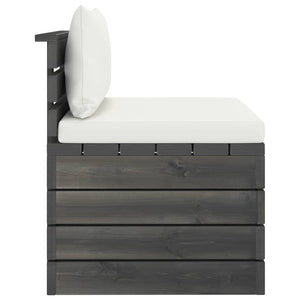 Set Divani da Giardino su Pallet 2 pz con Cuscini Massello Pino cod mxl 52402