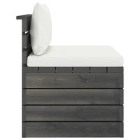 Mobili da giardino mobili da esterno su pallet Set di mobili da 2 pezzi con cuscini in legno di pino massiccio 02_0018542