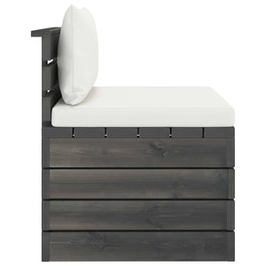 Set Divani da Giardino su Pallet 2 pz con Cuscini Massello Pino cod mxl 42377