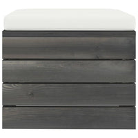 Set Divani da Giardino su Pallet 2 pz con Cuscini Massello Pino cod mxl 42377